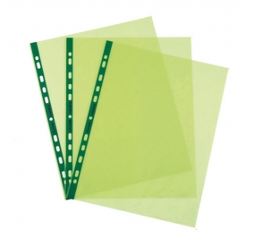 BUSTA FORATURA UNIVERSALE 22X30 VERDE CF.25 Colore Verde