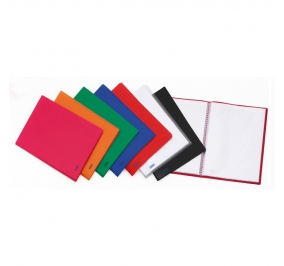 PORTALISTINO FAVORIT POLIPROPILENE 22X30 20 BUSTE AZZURRO INSE. FACILITATO Colore Blu