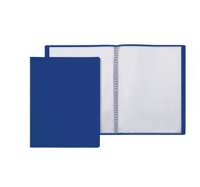 PORTALISTINO ESSELTE POLIPROPILENE 22X30 30 BUSTE AZZURRO INS. FACILITATO Colore Blu