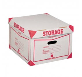 CONTENITORE KIN MEC CON COPERCHIO 4 SCATOLE ARCHIVIO