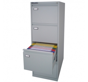 CLASSIFICATORE CARTELLE SOSPESE 4 CASSETTI CM.46X62X132H  GRIGIO Colore Grigio