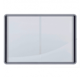 BACHECA NOBO CORNICE ALLUMINIO 100X97 CON VETRI SCORREVOLI 12XA4
