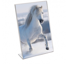 PORTA FOTO LEBEZ PLEXI GLASS FOTO A4 DA TAVOLO
