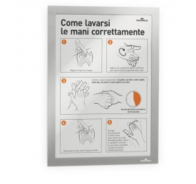 CORNICE ADESIVA DURABLE DURAFRAME A3 CF.2 ARGENTO Colore Argento