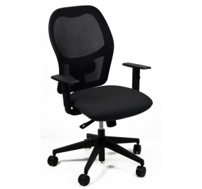 SEDIA OPERATIVA ERGONOMICA HUBBLE Colore Nero Misure cm 102/113x68Px51L