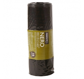 SACCHI NETT.70X110 NERO ROT.CF.10 (110 LT) Colore Nero