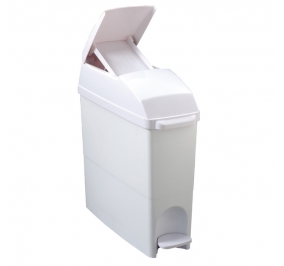 RACCOGLITORE SACCHETTI IGIENICI CM.16X43X48H BIANCO Colore Bianco