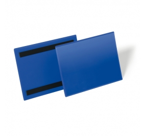 BUSTE PER IDENTIFICAZIONE BANDE MAGNETICHE A5 ORIZZONTALE CF.50 Colore blu