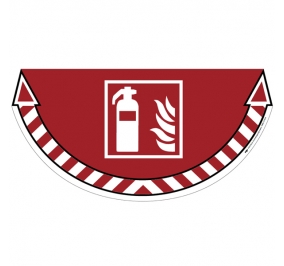 ADESIVO SEGNALATORE DA TERRA ESTINTORE