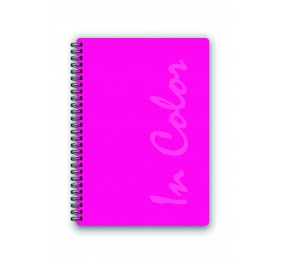 BLOCCO SPIRALATO  FLUO F.TO 29,7X22,1 RIG.5 MM FF80 Colore 5 assortiti