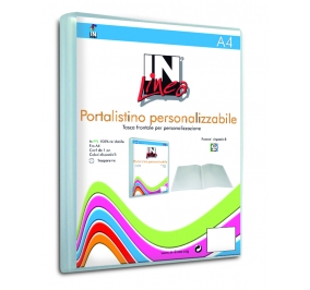 PORTALISTINO IN-LINEA PERSONALIZZATO A4 30 BUSTE