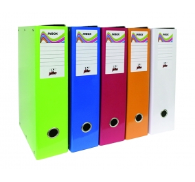 CARTELLA IN LINEA PLASTICA CON BOTTONE DORSO 10 INBOX VERDE PRATO Colore Verde prato