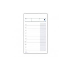 BLOCCO DATA UFFICIO BUONO COMANDE 2 COPIE RICALCO 10X14
