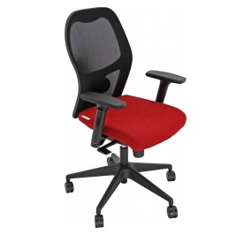 sedia operativa hubble pro colore rosso misure cm 102/113hx68px66l