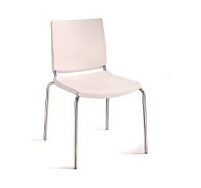 sedia atenea ats colore bianco misure cm 84hx55px45l