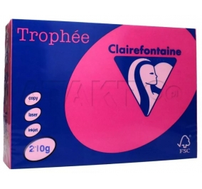 RISMA CLAIREFONTAINETROPHE A4 GR.210 FF250  FUCSIA Colore Fucsia