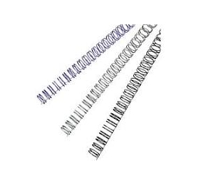 SPIRALE GBC METAL MM 8 34 ANELLI CF.100 ARGENTO Colore Argento