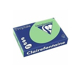 RISMA CLAIREFONTAINETROPHE A4 GR.80 FF500 VERDE Colore Verde