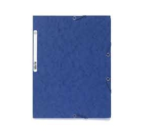 CARTELLA CON ELASTICO 24X32 SENZA STAMPA BLU Colore Blu