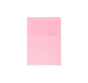 CARTELLA CARTA CON FINESTRA SINTEX CON STAMPA ROSA CF.10 Colore Rosa