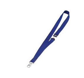 CORDONCINO RICAMBIO DURABLE CON MOSCHETTONE MM.20 CF.10 BLU Colore Blu