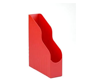 CONTENITORE PORTARIVISTE MAGAZINE RACK Colore Rosso