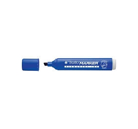 PENNARELLO MARCATORE TRATTO MARKER PUNTA SCALPELLO BLU Colore Blu