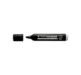 PENNARELLO MARCATORE TRATTO MARKER PUNTA SCALPELLO NERO Colore Nero