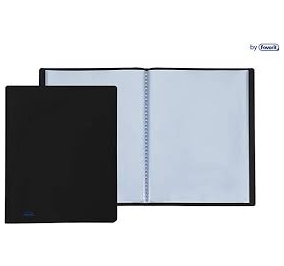 PORTALISTINO FAVORIT POLIPROPILENE 22X30 80 BUSTE NERO INS. FACILITATO Colore Nero