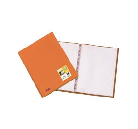 PORTALISTINO FAVORIT POLIPROPILENE 22X30 40 BUSTE ARANCIO INS. FACILITATO Colore Arancio