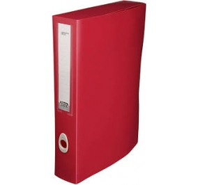 CARTELLA FELLOWES PLASTICA CON BOTTONE DORSO 6 ROSSO Colore Rosso