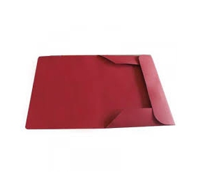CARTELLA MANILLA 3 LEMBI 25X33 SENZA STAMPA ROSSO Colore Rosso
