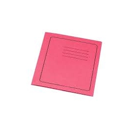 CARTELLA MANILLA 3 LEMBI 25X33 CON STAMPA ROSSO Colore Rosso