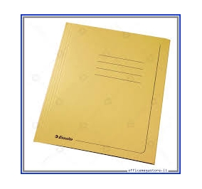 CARTELLINA MANILLA RINFORZATA 3 LEMBI GIALLO Colore Giallo