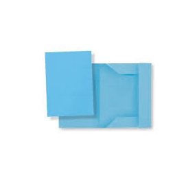 CARTELLA BRISTOL 3 LEMBI CON STAMPA FRASCHINI 25X33 CF.25 BLU Colore Blu