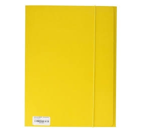 CARTELLA PRESPAN 3 LEMBI 25X34 GIALLO CONN ELASTICO Colore Giallo