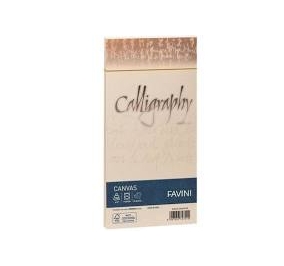 BUSTA CALLIGAPHY MILLERIGHE FAVINI CM.11X22 GR.100 CF.25 AVORIO Colore Sabbia