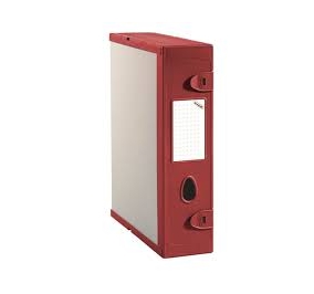 SCATOLA ARCHIVIO FELLOWES COMBI MAX CON MAN. ROSSO Colore Rosso