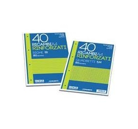 RICAMBIO RINFORZ.21X29,7 FF40 4 MM.