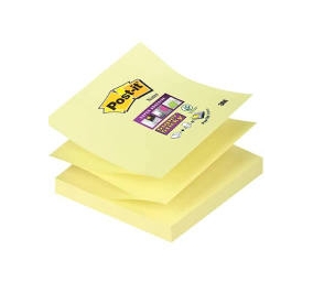 BLOCCO 3M POST-IT MM.76X76 FISARMONICA CANARY SUPER STICKY Z-NOTE