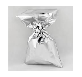 BUSTE PPL MET. M/P 20X35CM CF50*ARGENTO Colore Argento