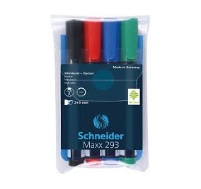 PENNARELLO SCHNEIDER LAVAGNA MAXX 293 RICARICABILE COLORI ASS.CF.4 Colore 4 Colori assortiti