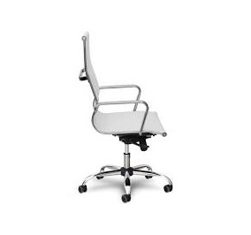 poltrona direzionale pollux space colore rete bianca misure cm 93/103hx66px48l