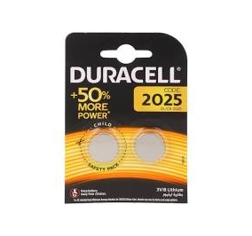 PILA MINI A LITIO DURACELL CR/DL2025  BLISTER 2 PZ