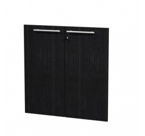 ANTE COPPIA BASSE LINEA FORMA CM.80X77 H NERO VENATO FRASSINO Colore nero ven. frassino