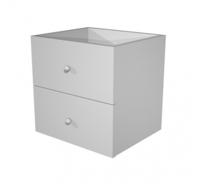 linea square colore grigio alluminio