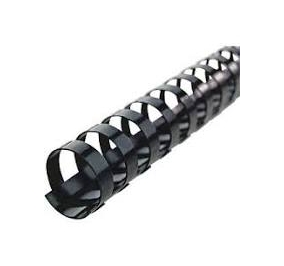 SPIRALE GBC PLASTICA MM.10 CF.100 NERO Colore Nero
