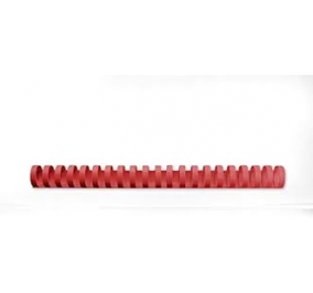SPIRALE GBC PLASTICA MM.16 CF.100 ROSSO Colore Rosso