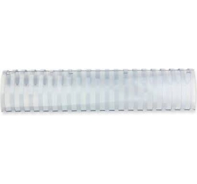 SPIRALE GBC PLASTICA MM.38 OVALE CF.50 BIANCO Colore Bianco