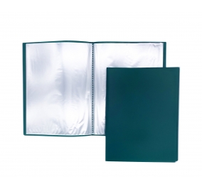 PORTALISTINO IN-LINEA MORBIDO A4 50 BUSTE VERDE Colore Verde